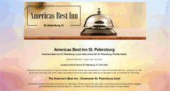 Desktop Screenshot of americasbestinnstpetersburg.com